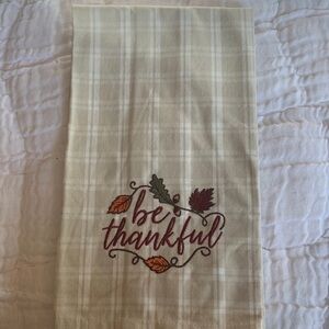 NWOT Be Thankful Kitchen Towel